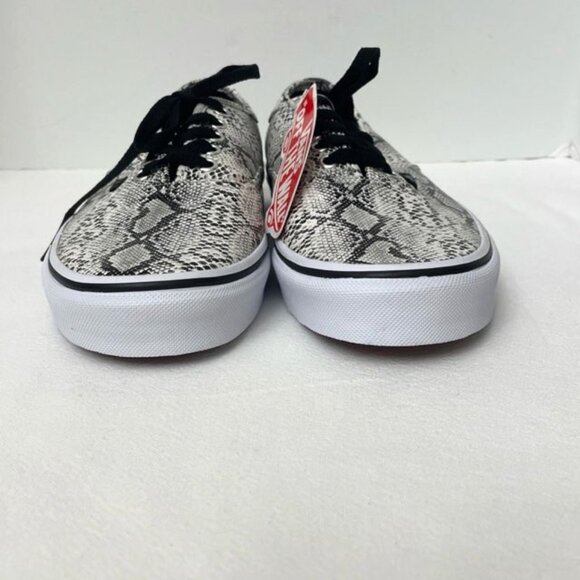 Vans Off The Wall Sneakers Snake Silver US M 8.5/W 10 Neutral Animal Print - Picture 7 of 10